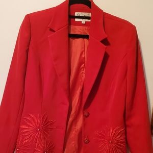 Red classic jacket